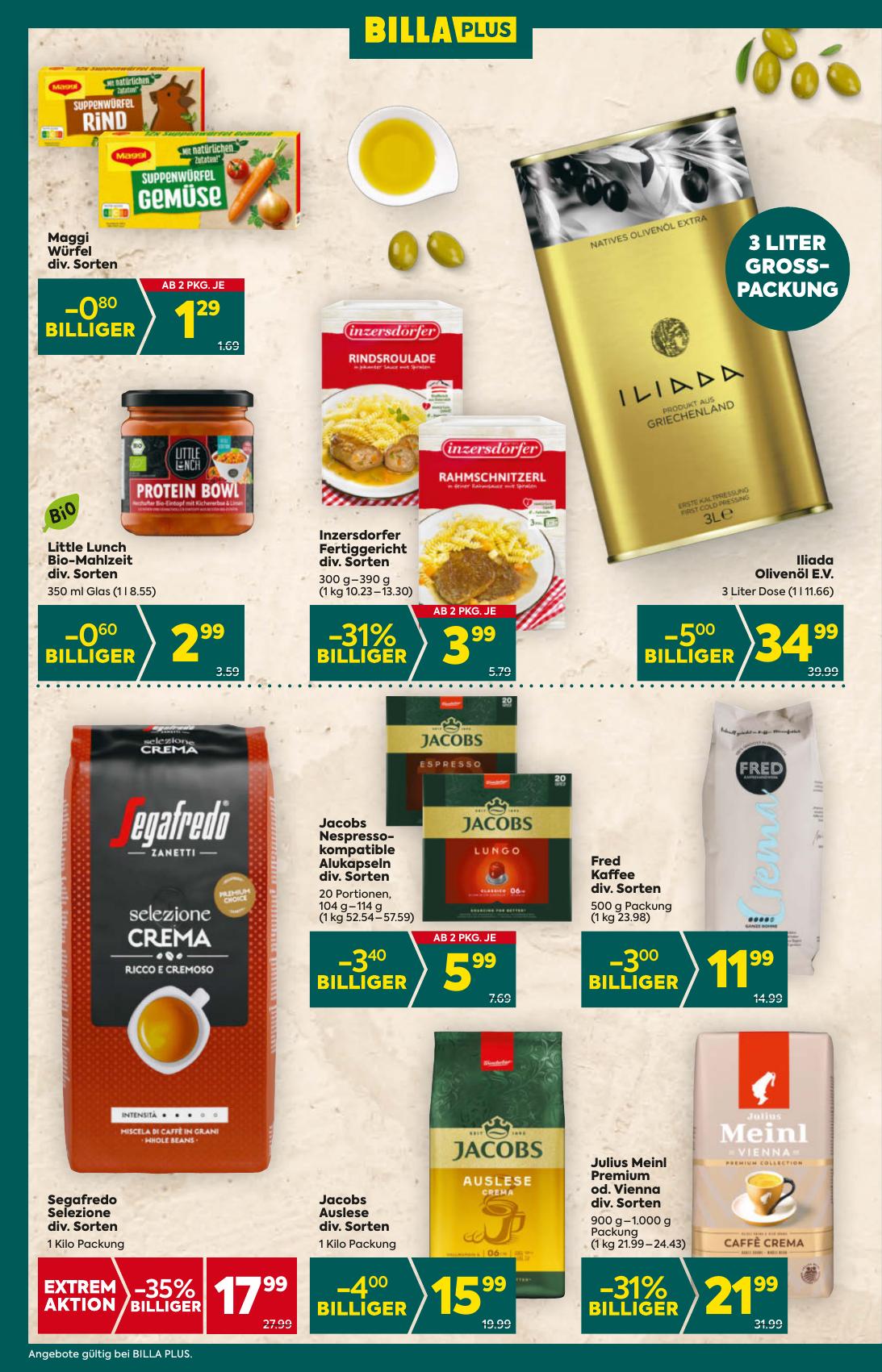 Billa Plus flyer page