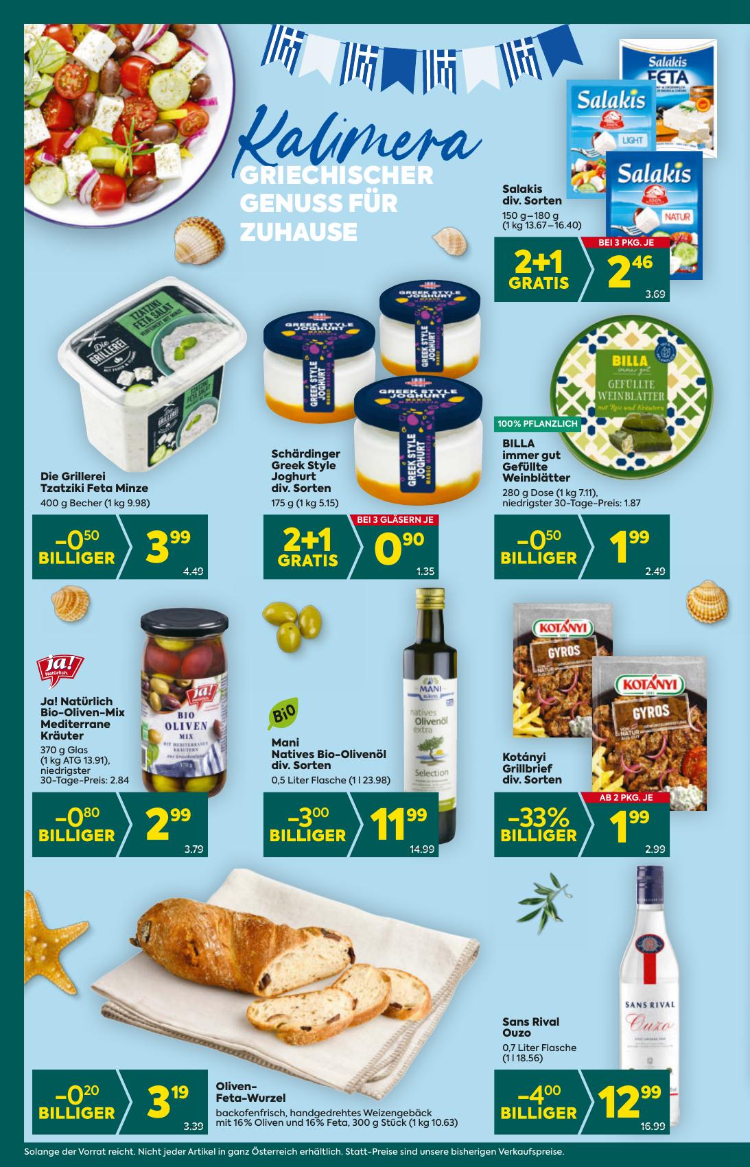 Billa Plus flyer page