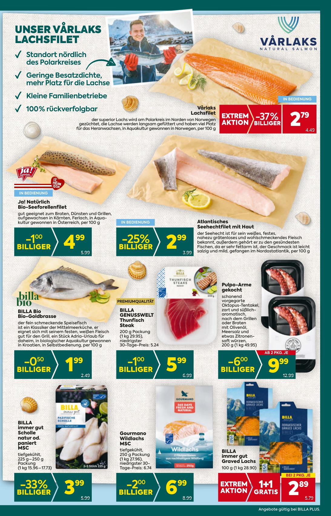 Billa Plus flyer page