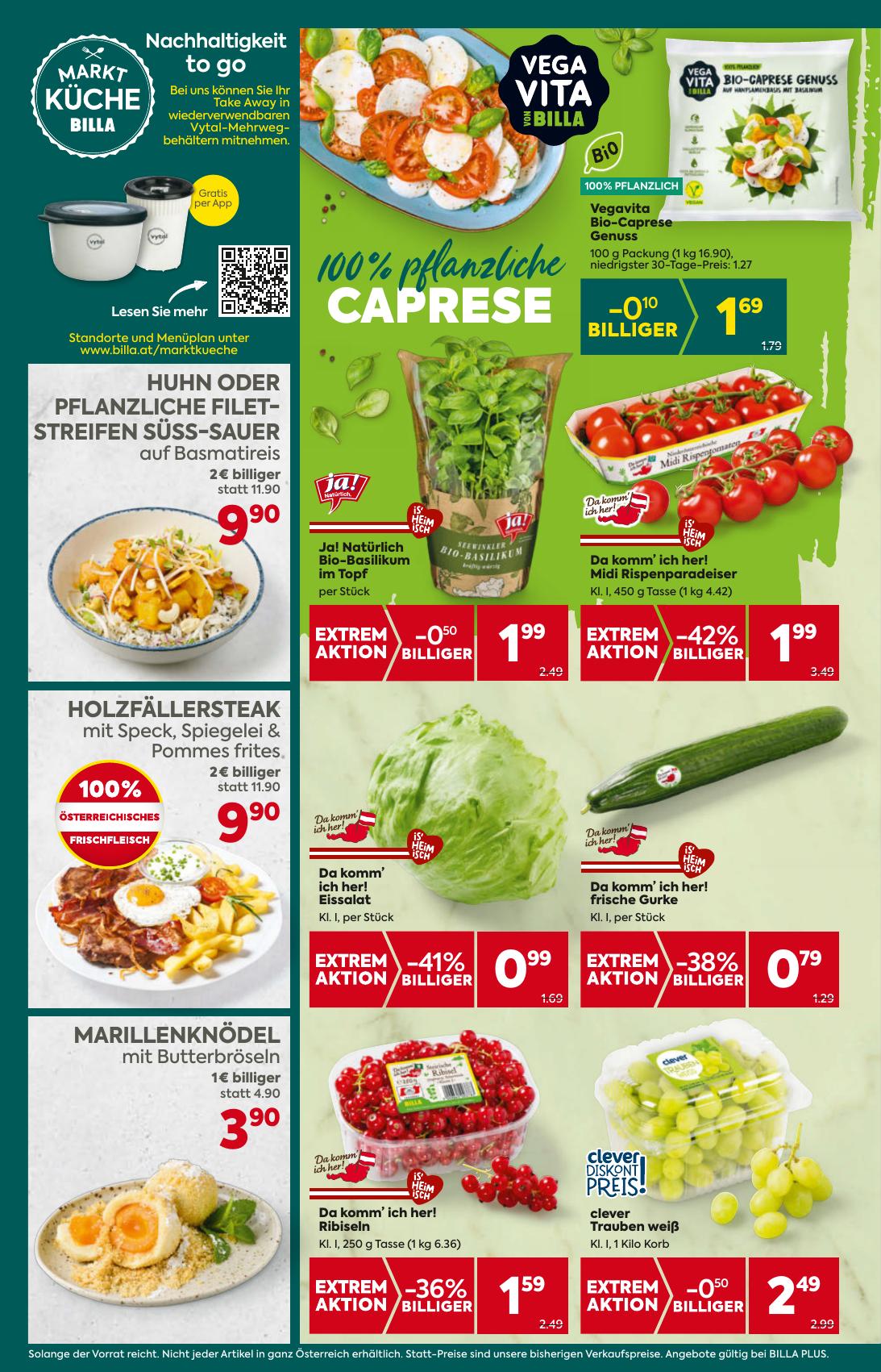 Billa Plus flyer page