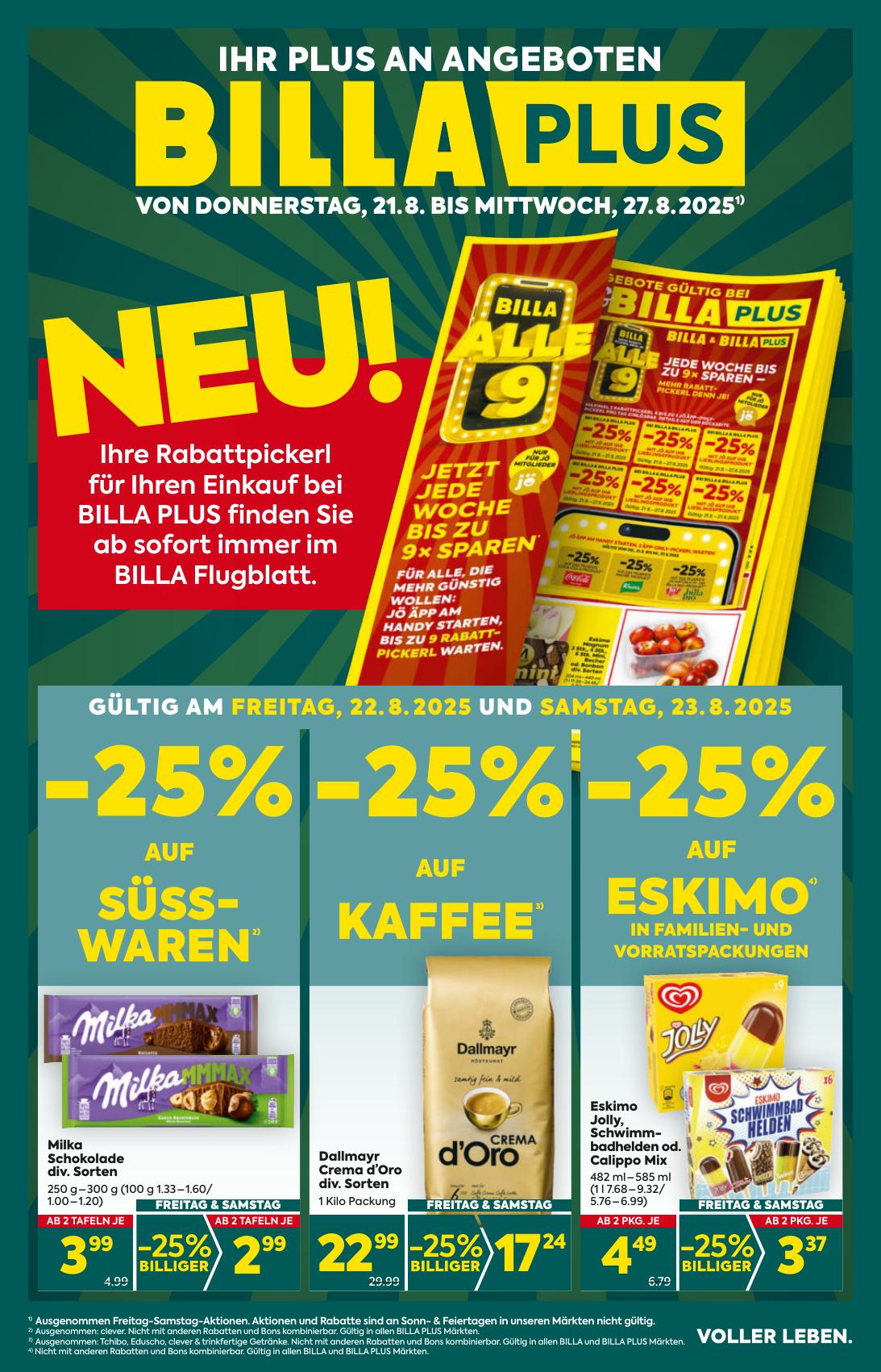 Billa Plus flyer page