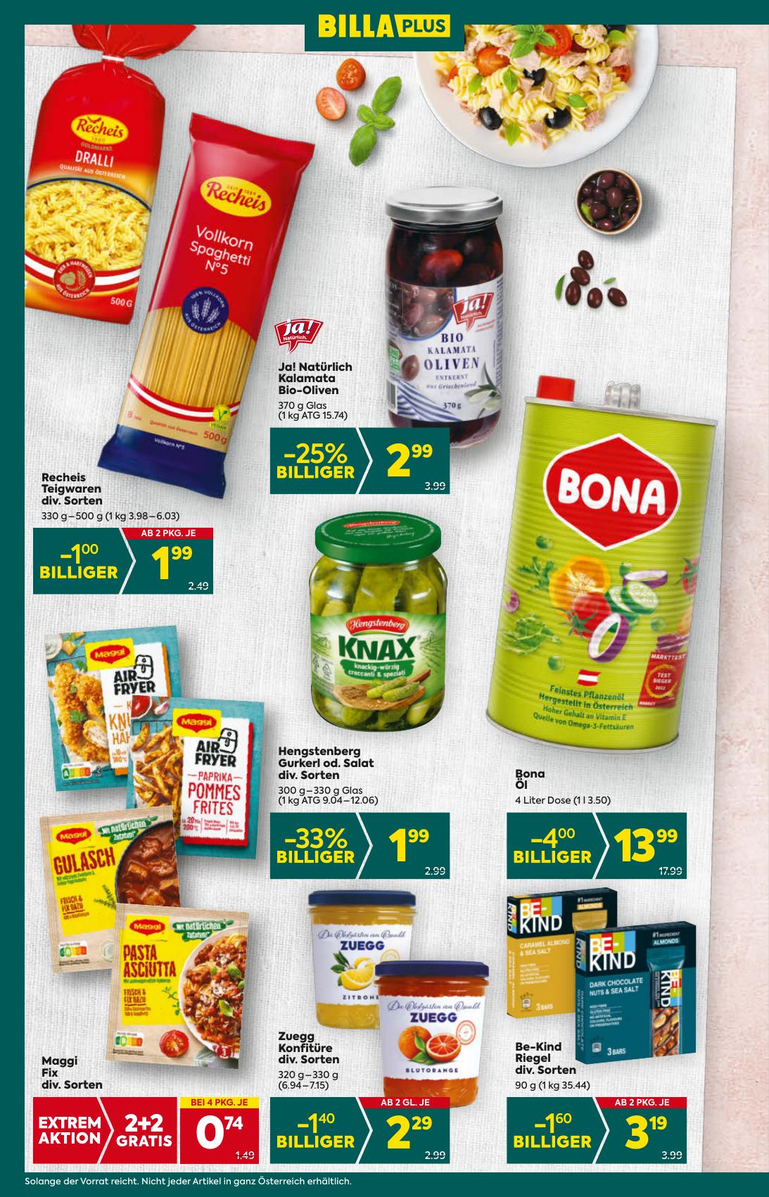 Billa Plus flyer page