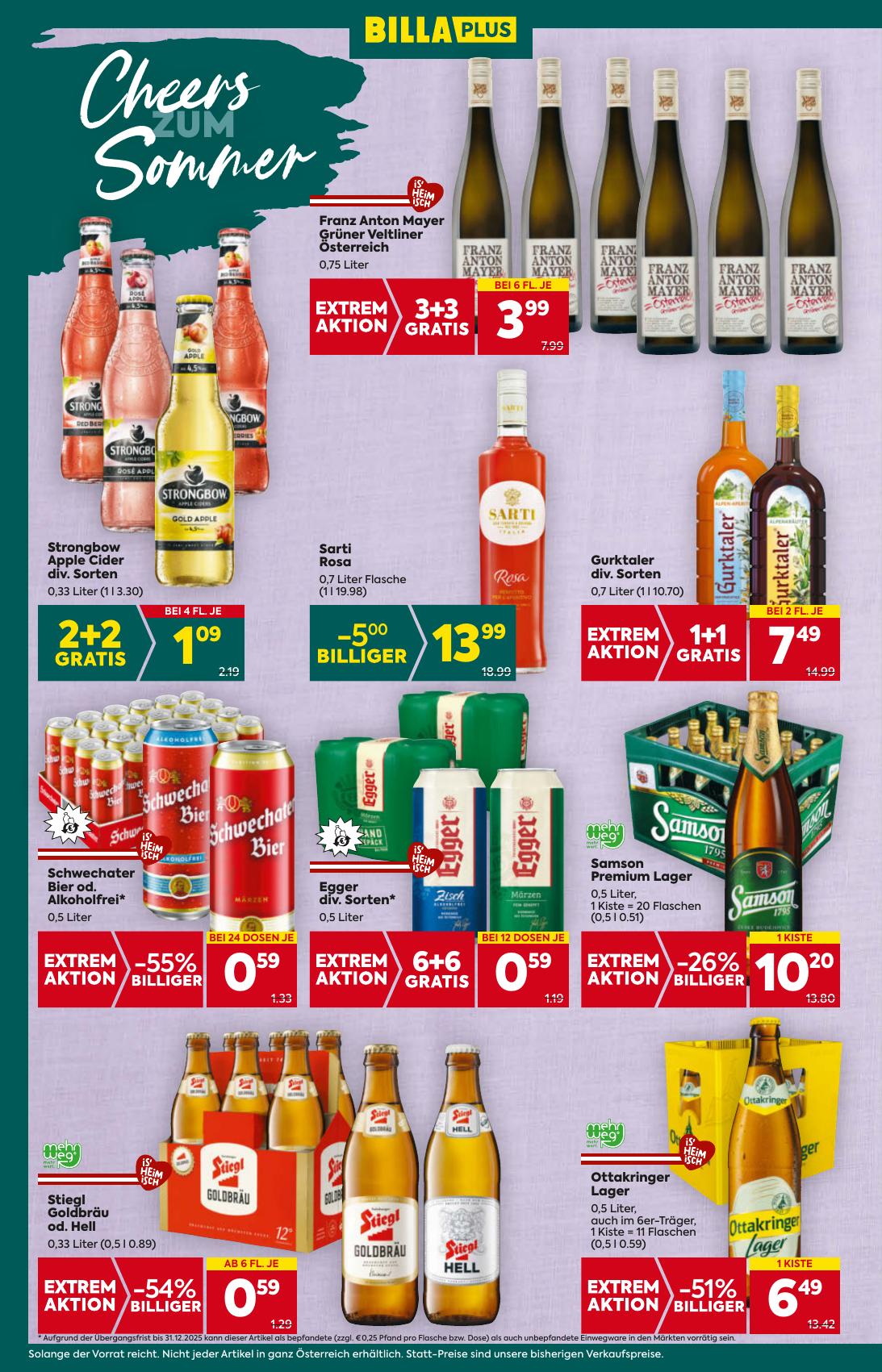 Billa Plus flyer page