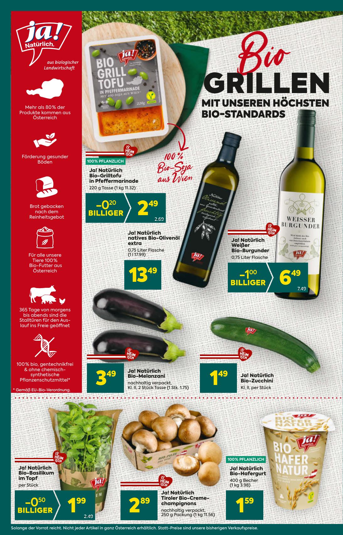 Billa Plus flyer page