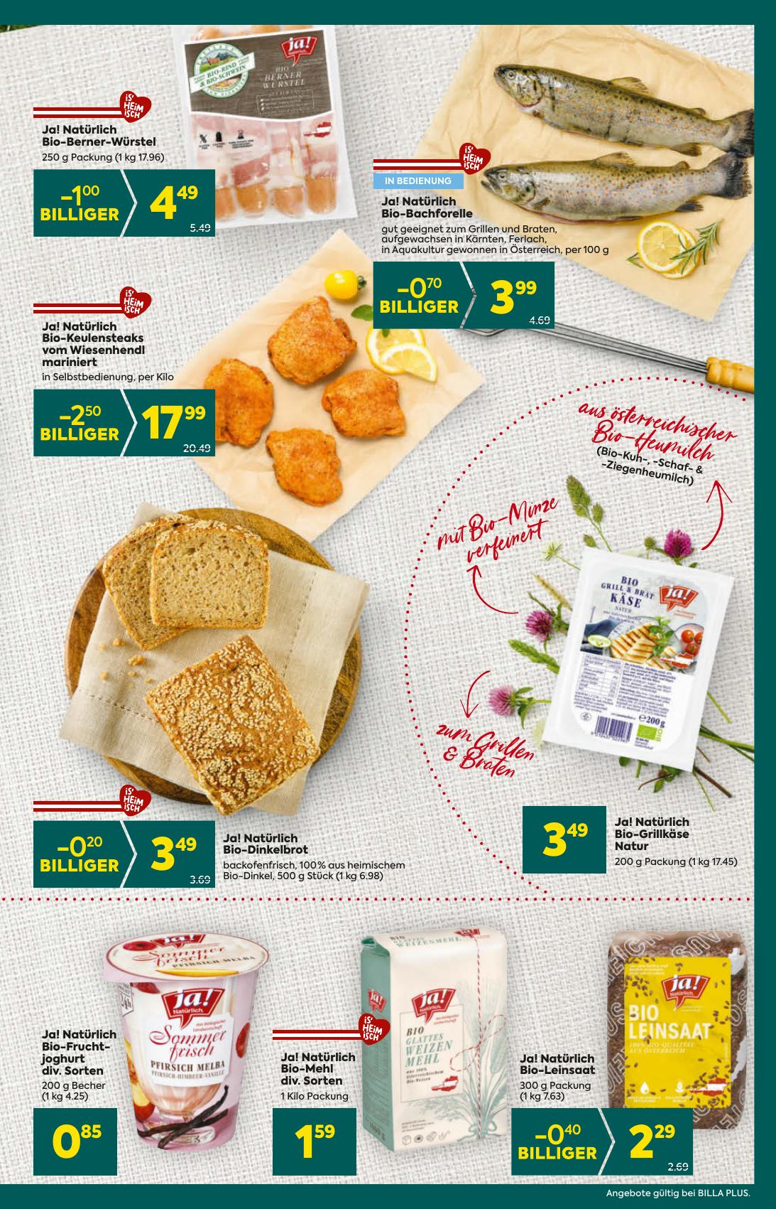 Billa Plus flyer page