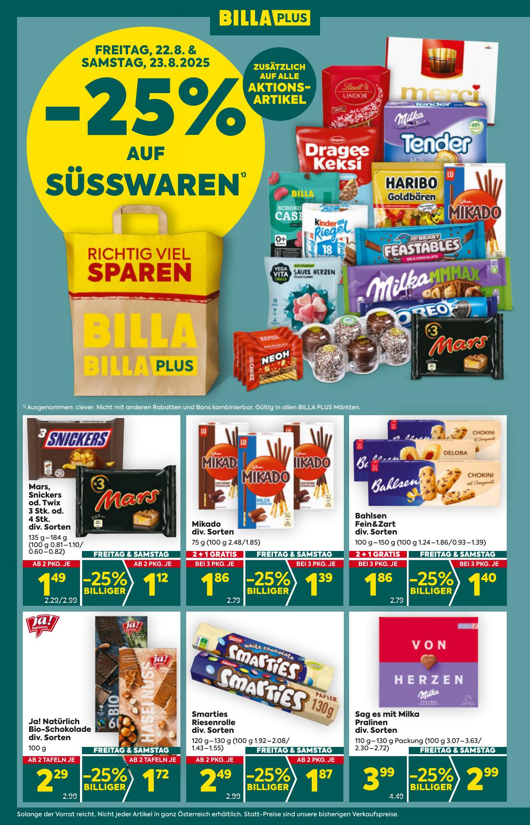 Billa Plus flyer page