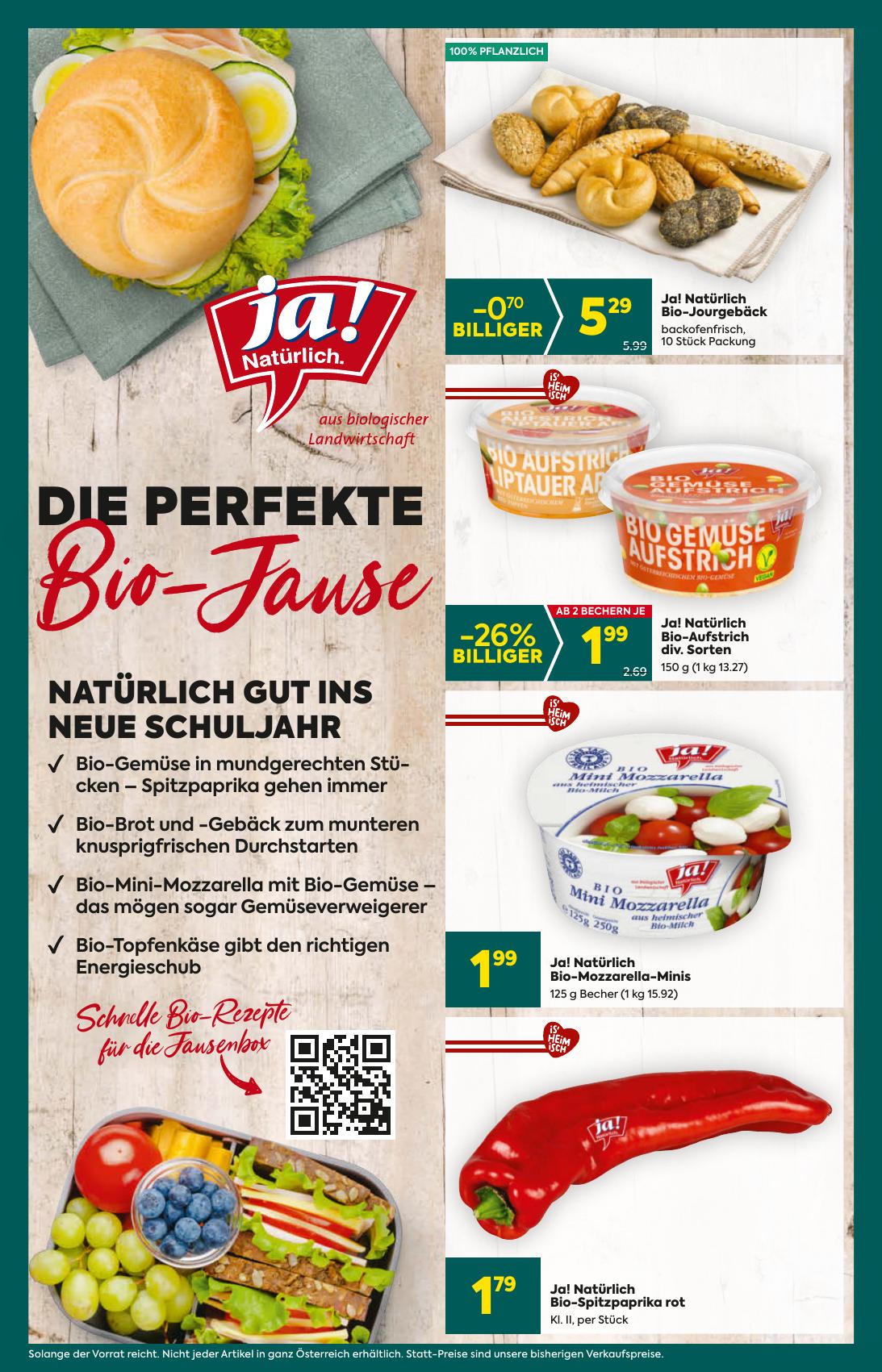 Billa Plus flyer page