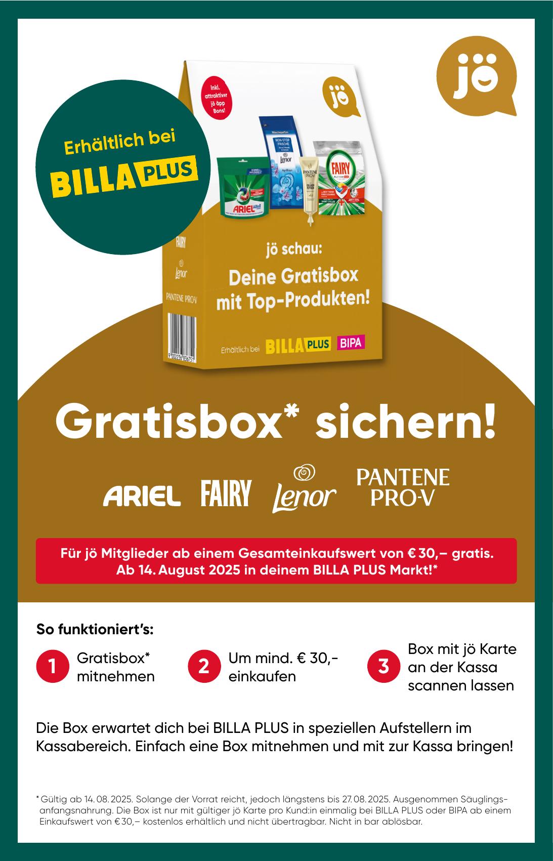 Billa Plus flyer page