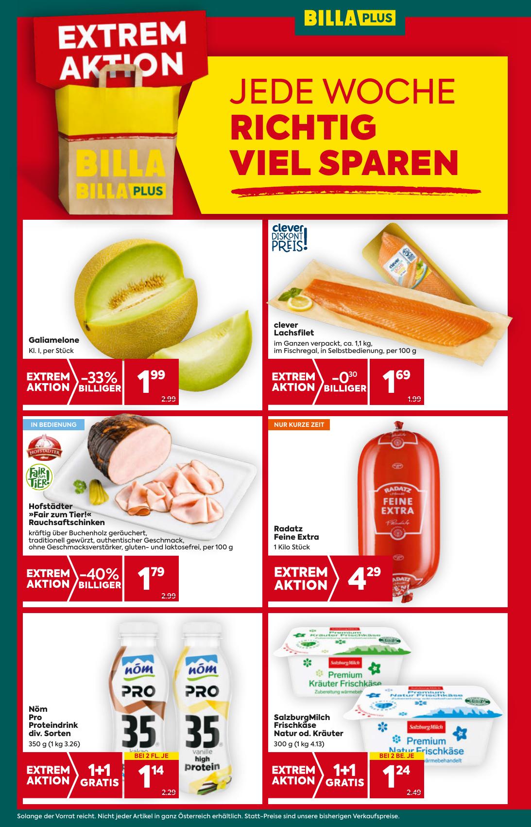 Billa Plus flyer page