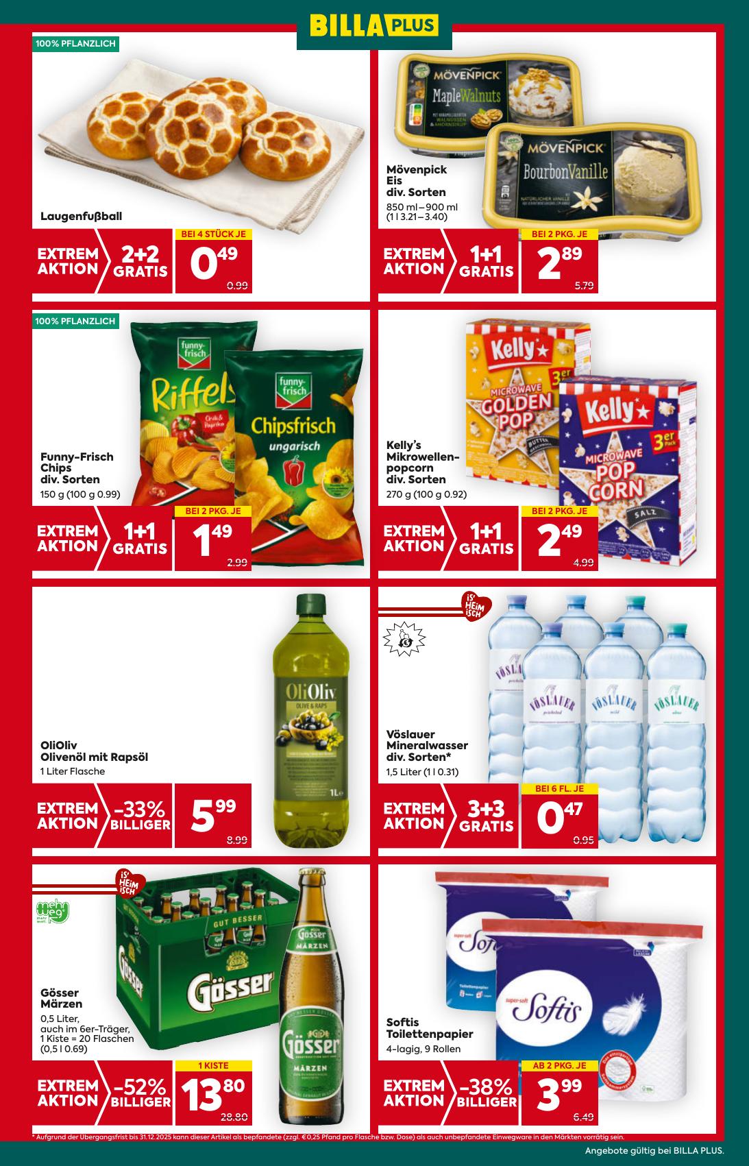 Billa Plus flyer page
