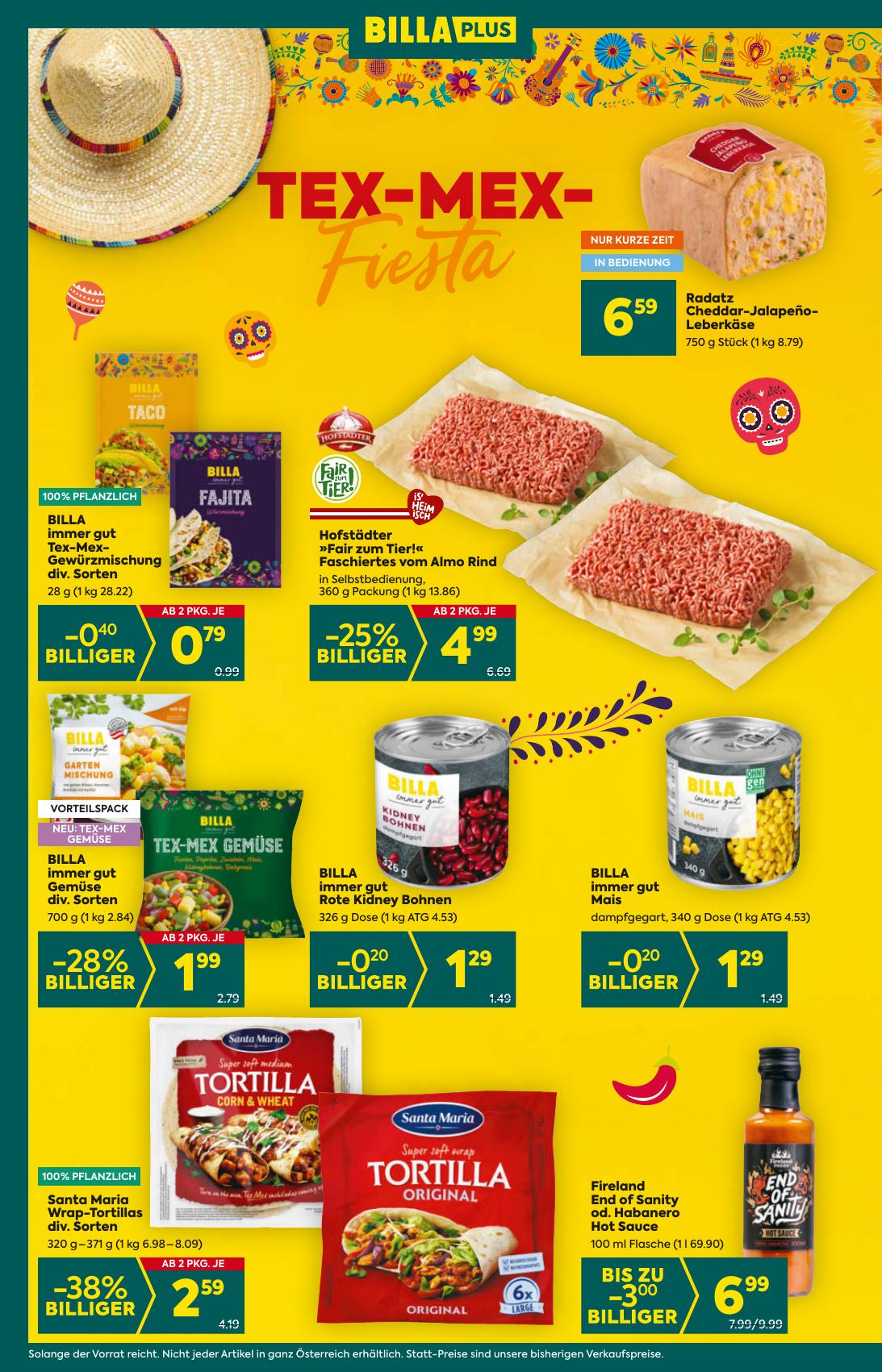 Billa Plus flyer page