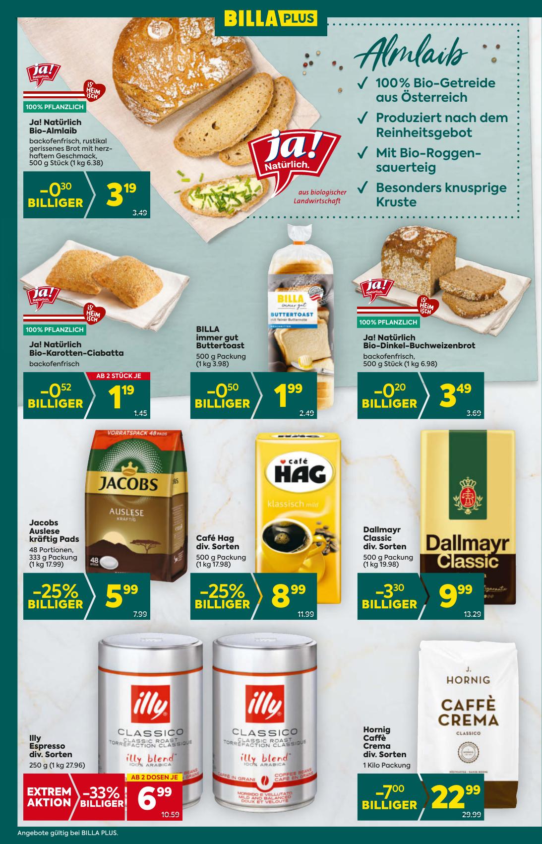 Billa Plus flyer page