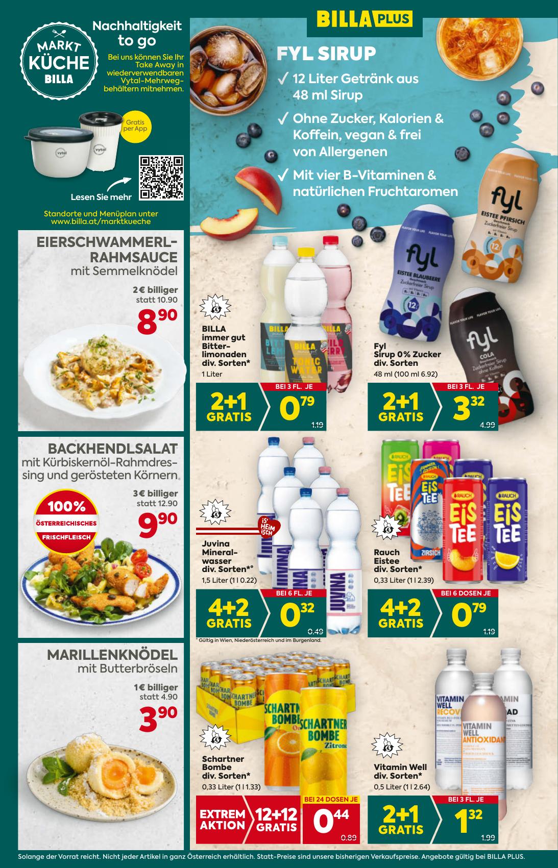 Billa Plus flyer page