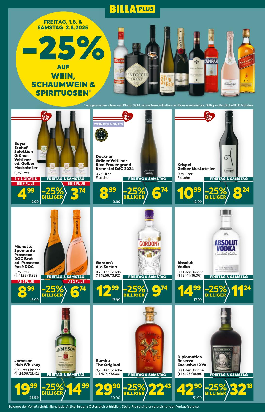 Billa Plus flyer page