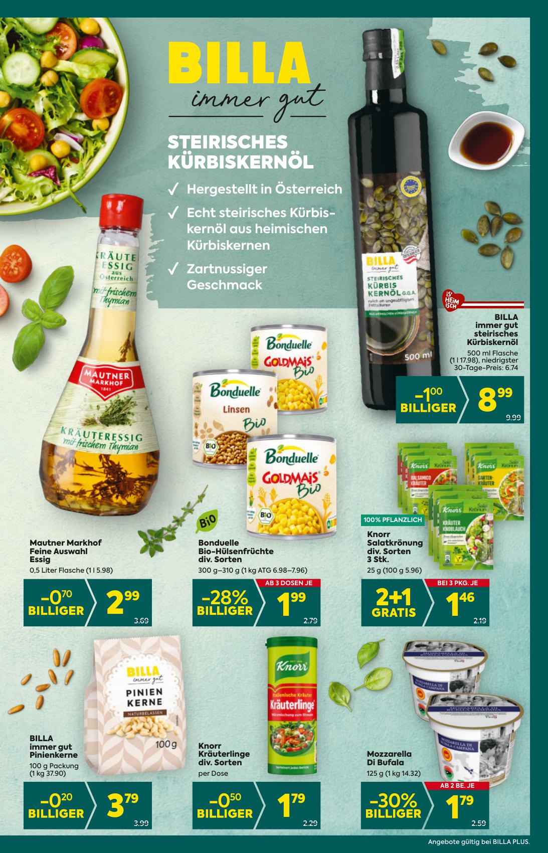 Billa Plus flyer page