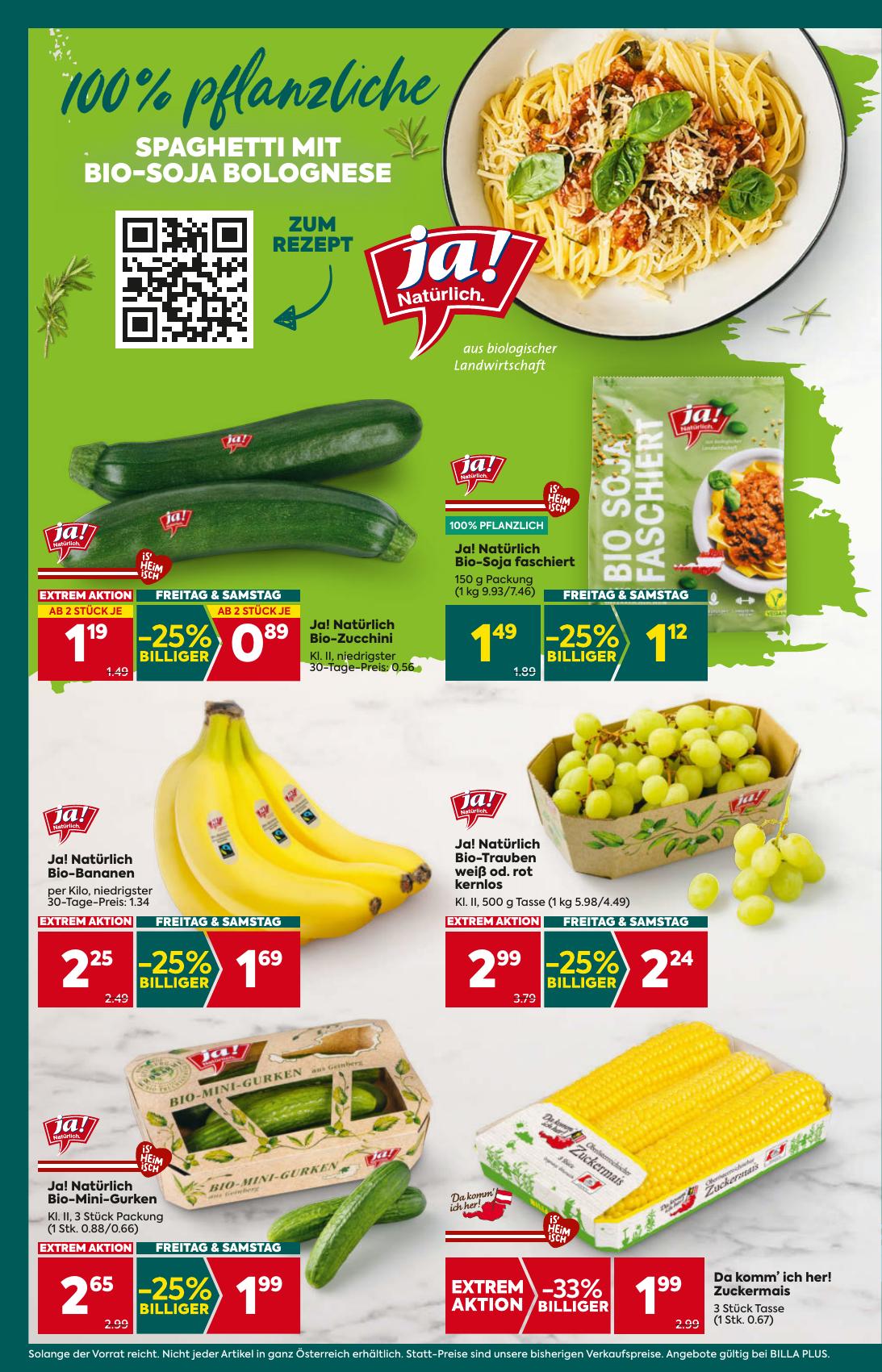 Billa Plus flyer page