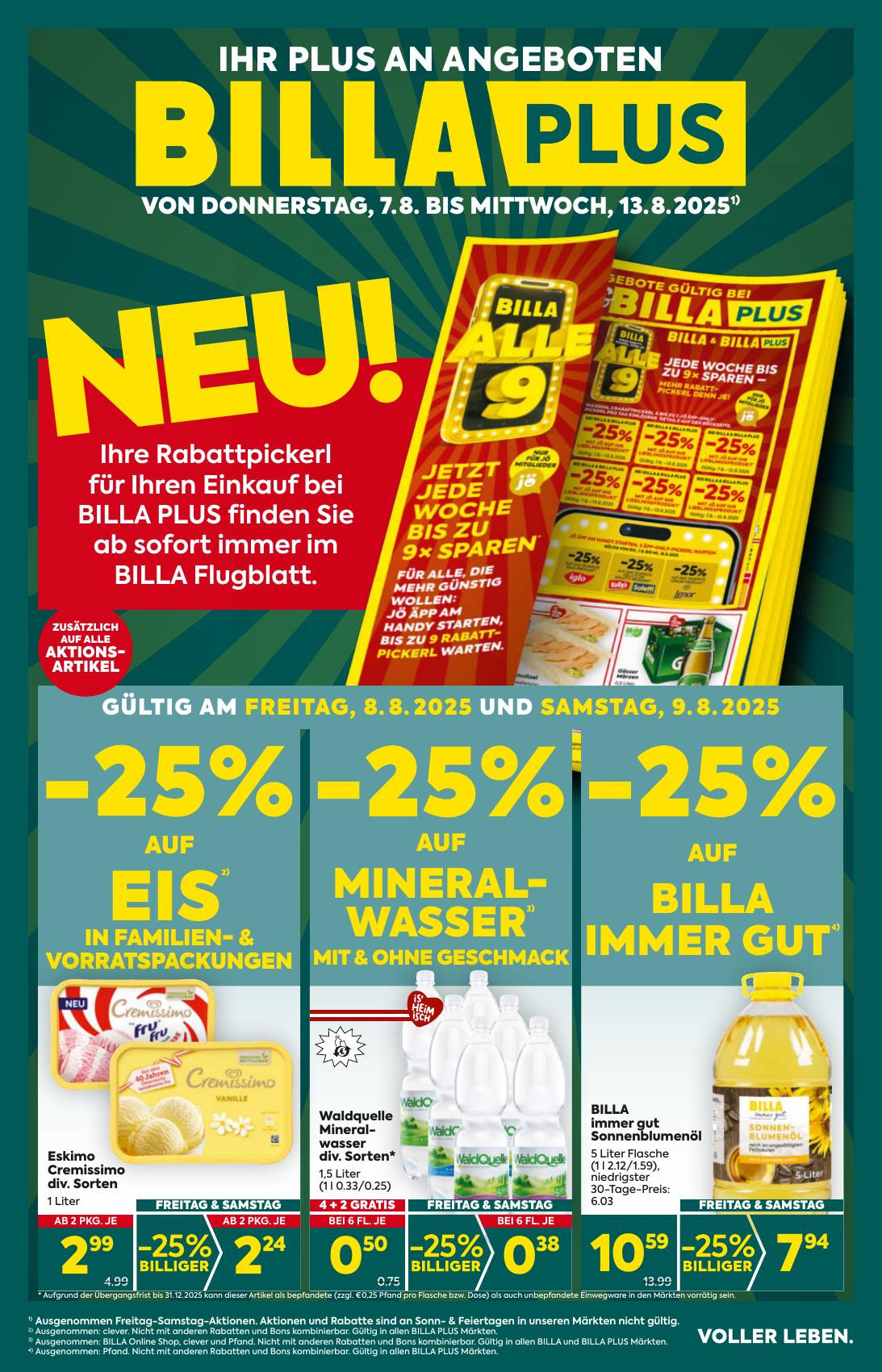 Billa Plus flyer page