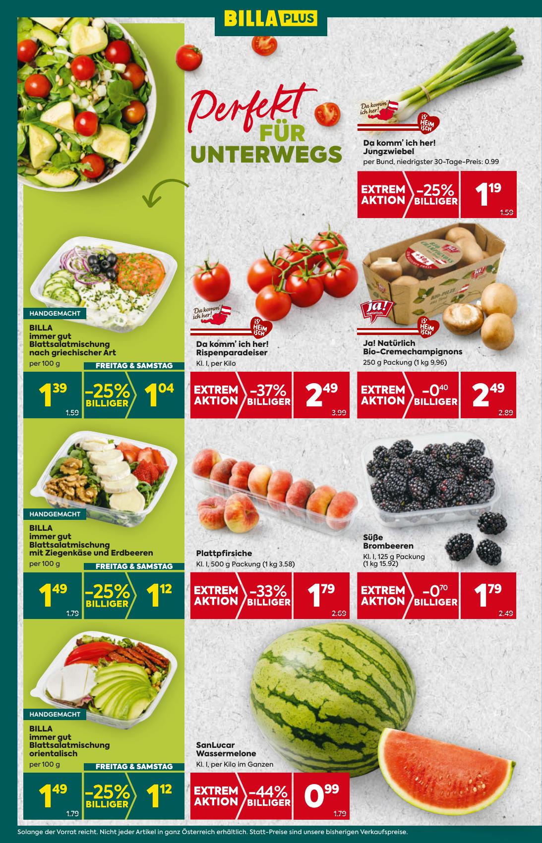 Billa Plus flyer page