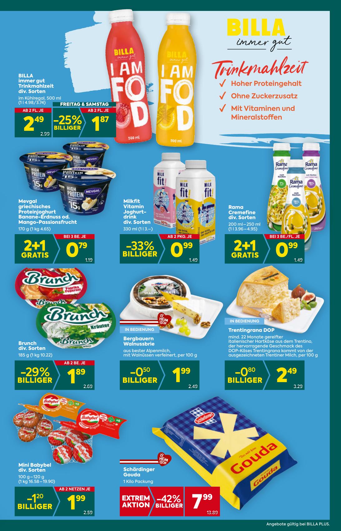 Billa Plus flyer page