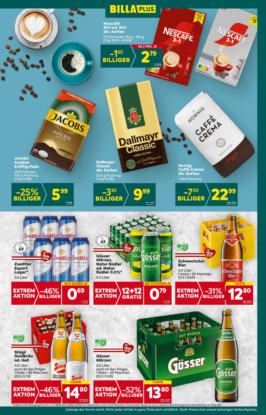 Billa Plus flyer page