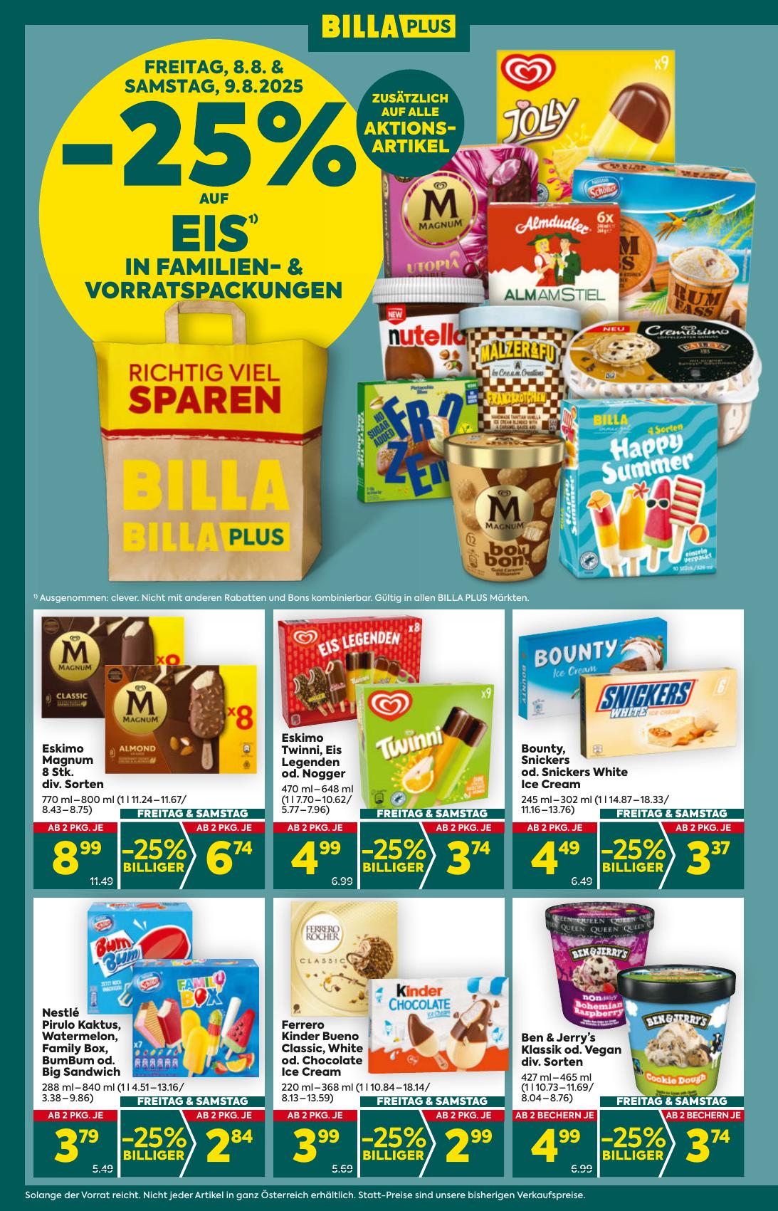 Billa Plus flyer page