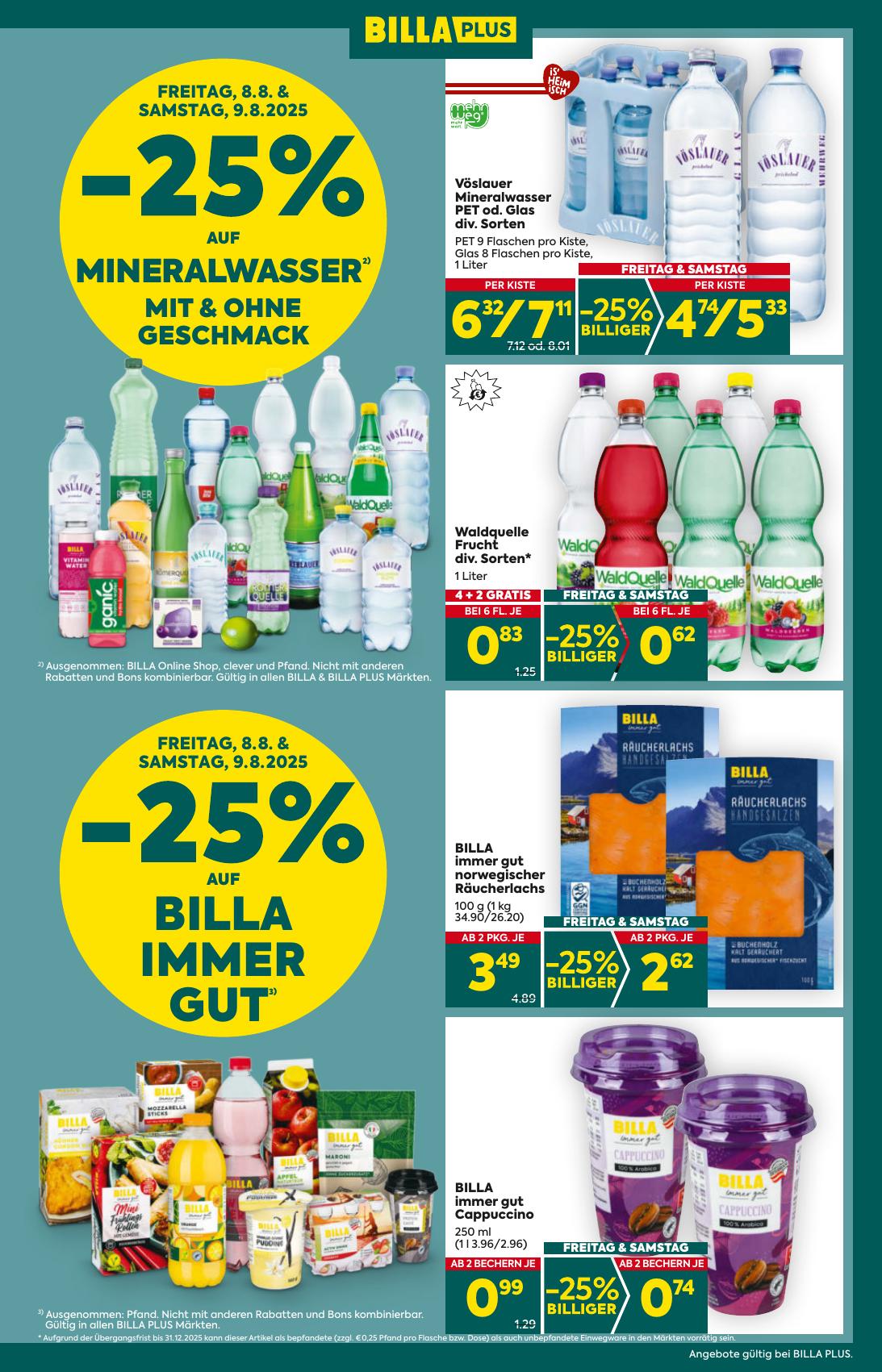 Billa Plus flyer page