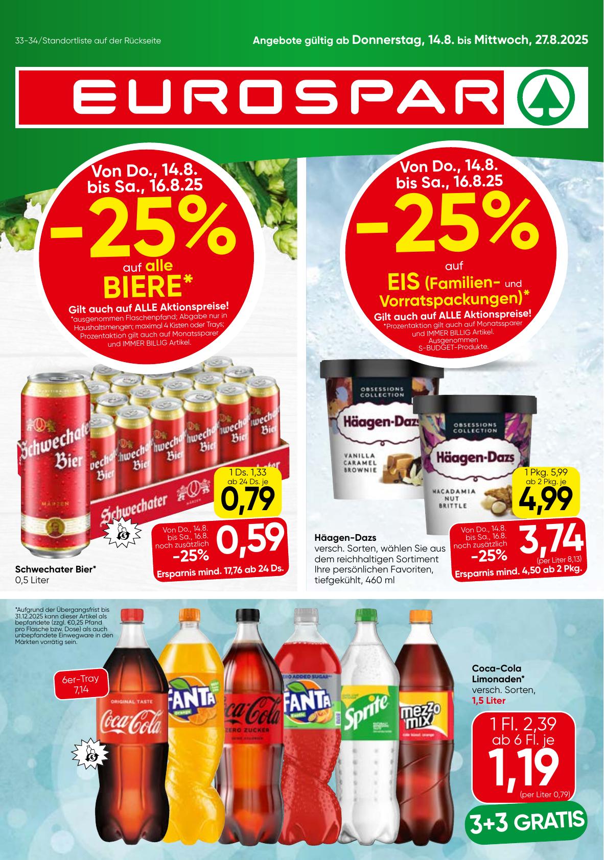 Eurospar flyer page