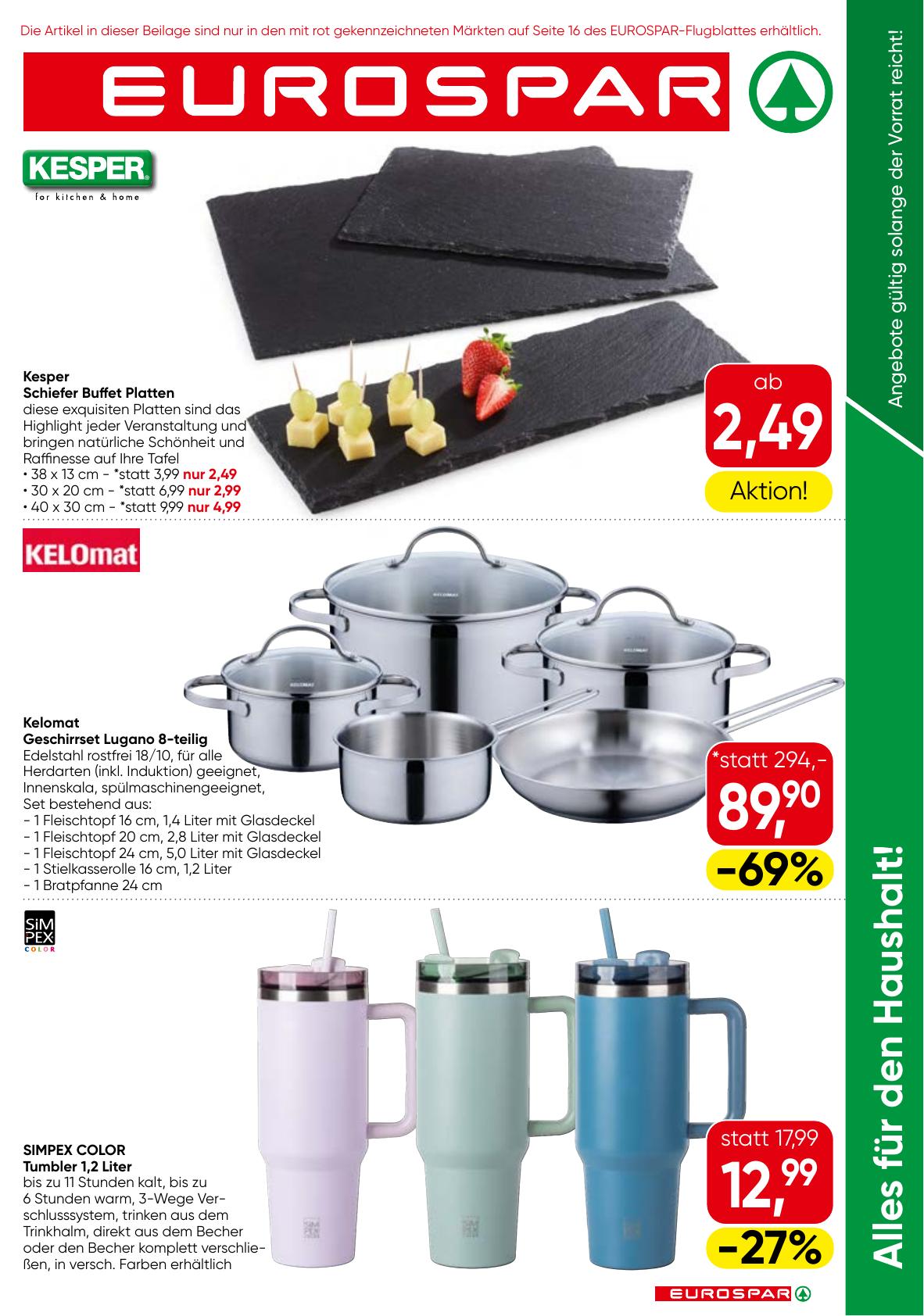 Eurospar flyer page