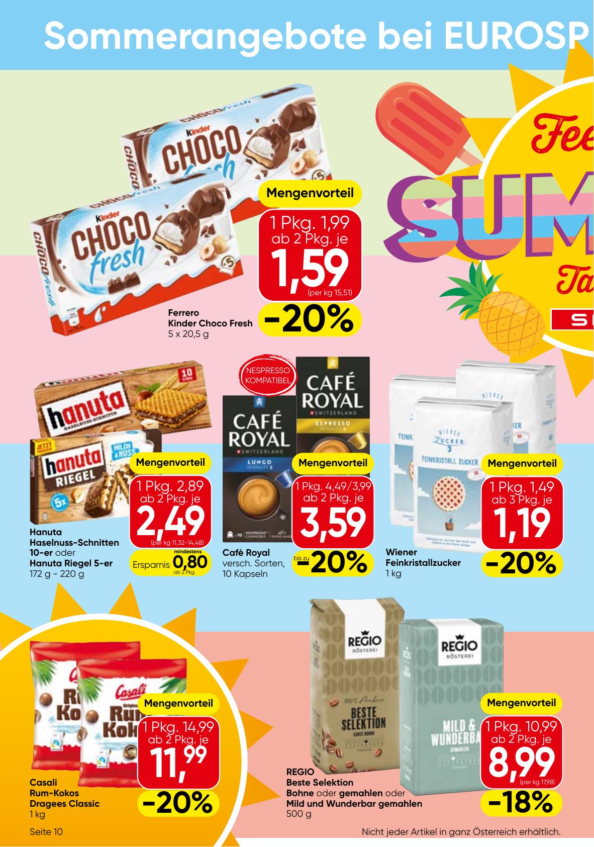 Eurospar flyer page