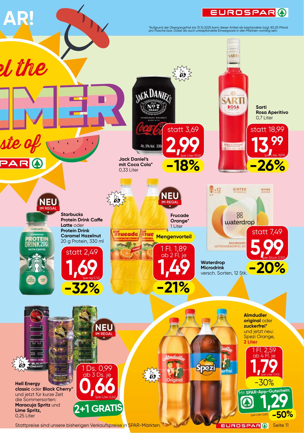 Eurospar flyer page