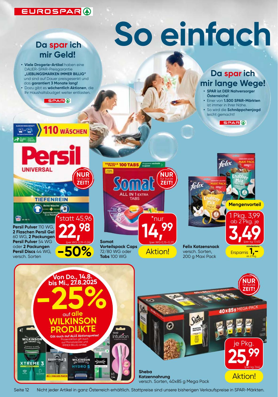 Eurospar flyer page