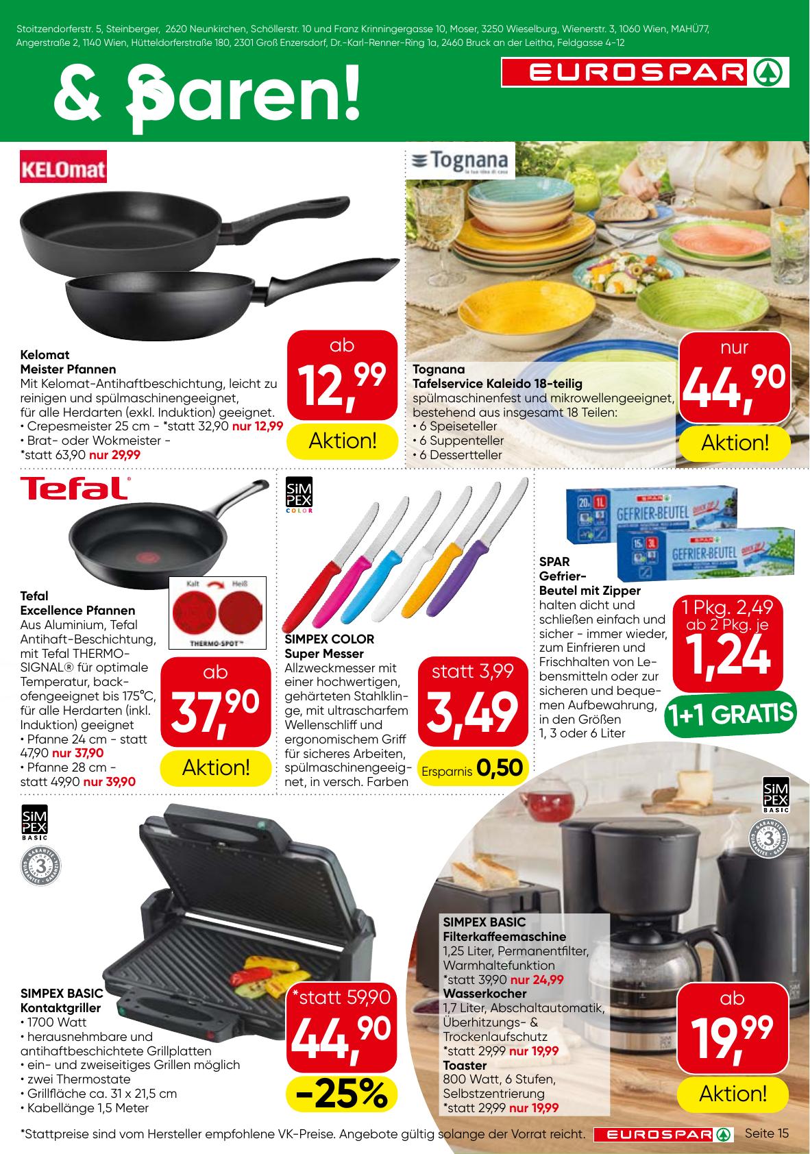 Eurospar flyer page