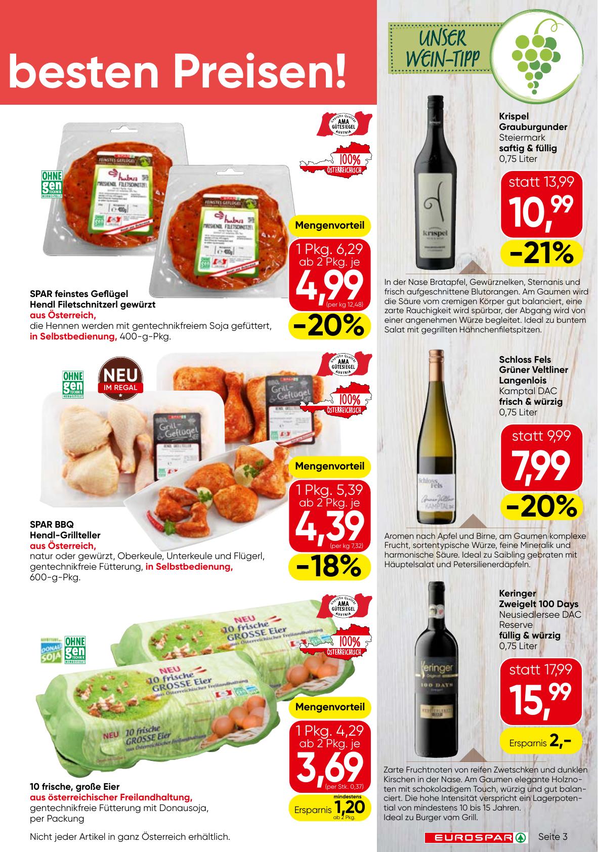 Eurospar flyer page
