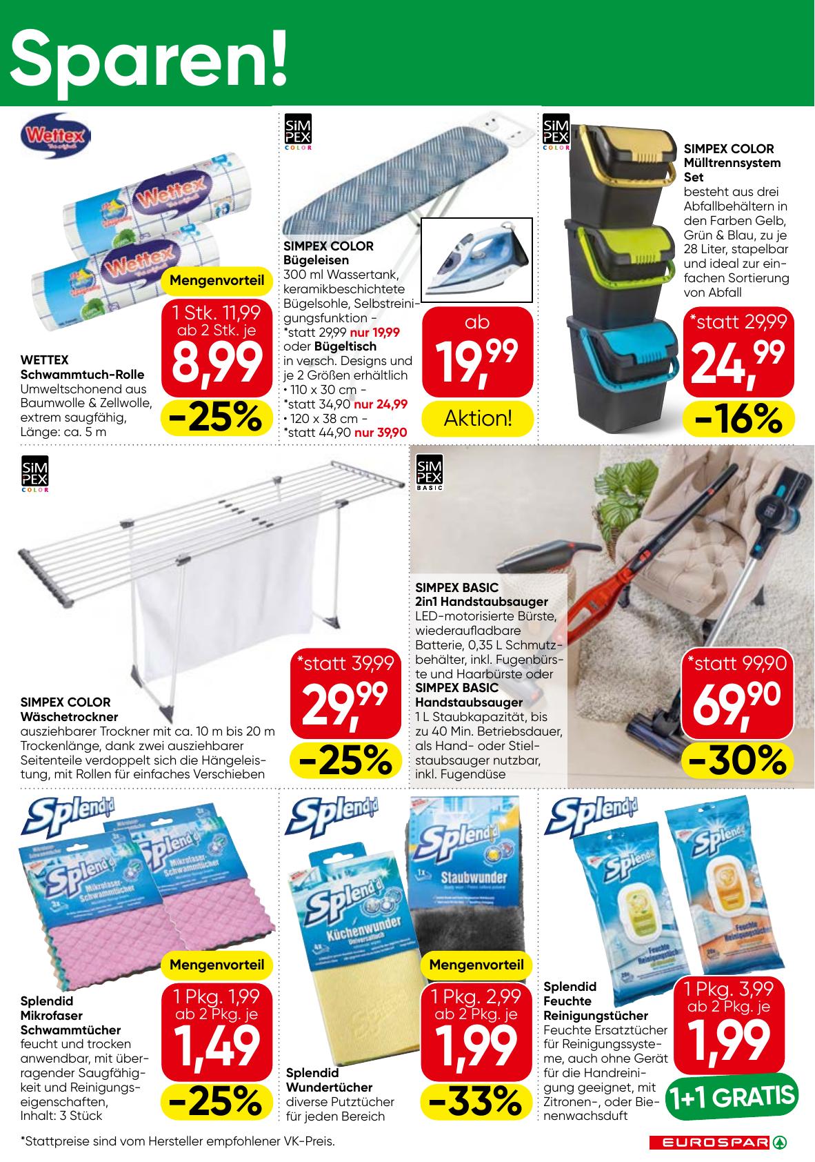 Eurospar flyer page