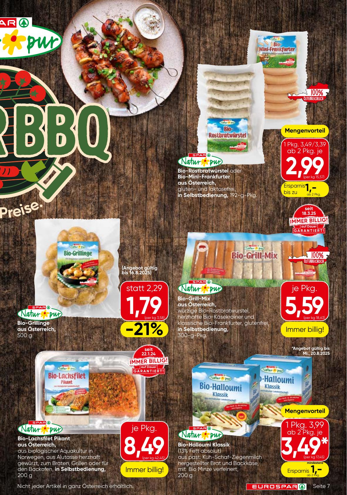 Eurospar flyer page
