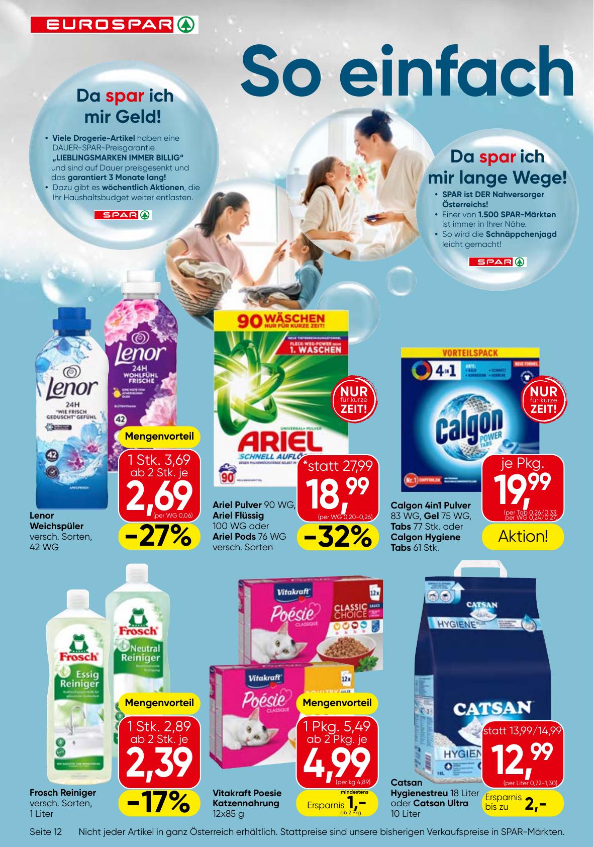 Eurospar flyer page