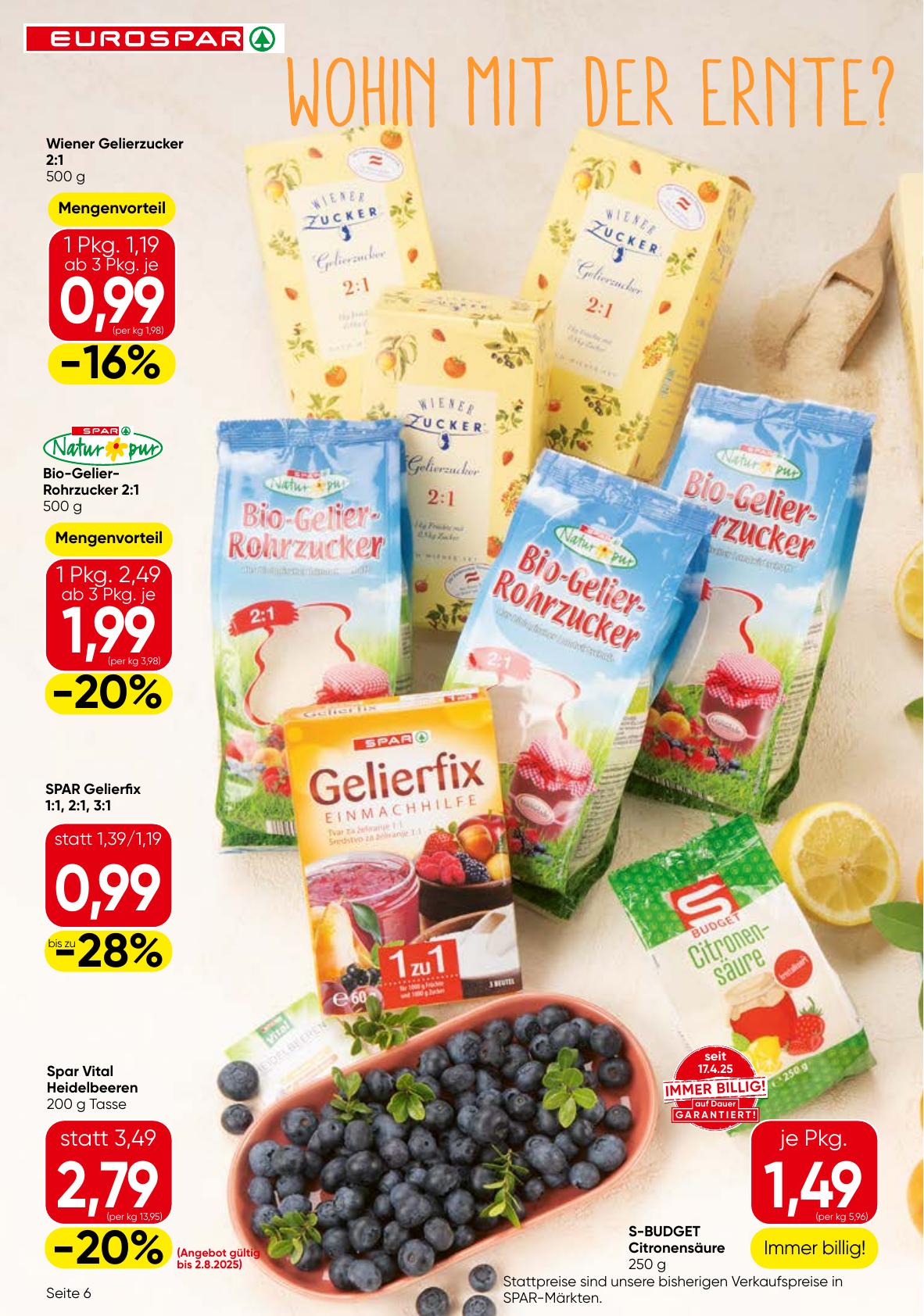 Eurospar flyer page