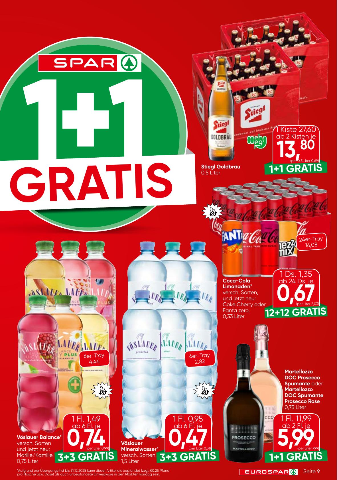 Eurospar flyer page