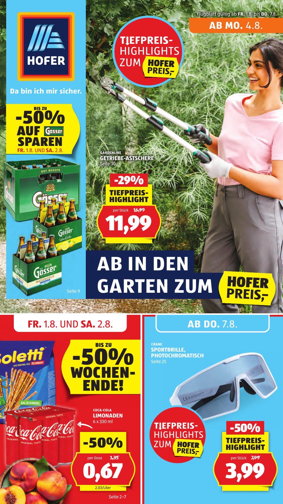Hofer flyer page