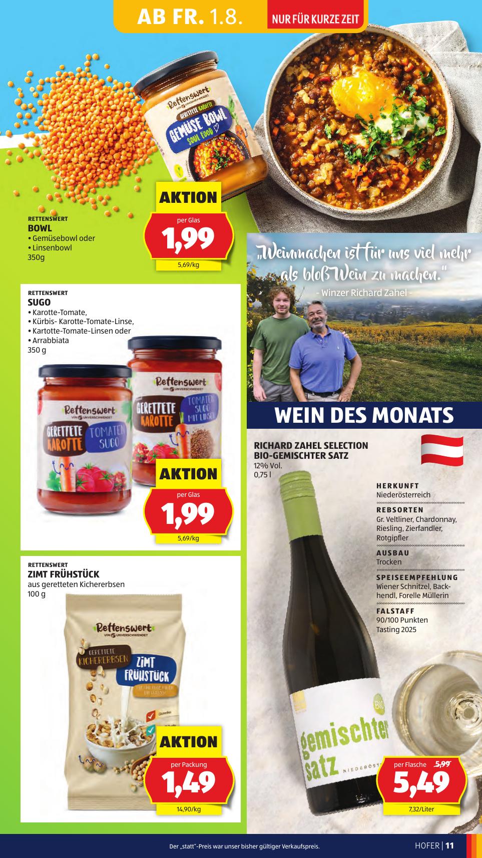 Hofer flyer page