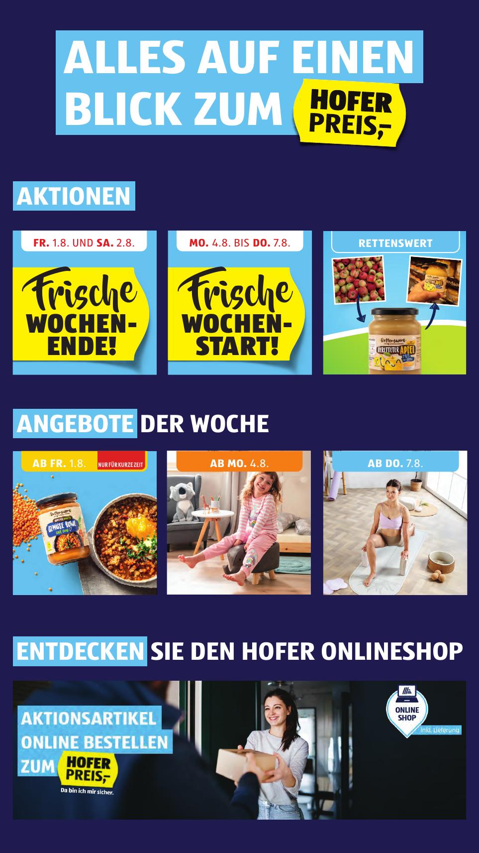 Hofer flyer page