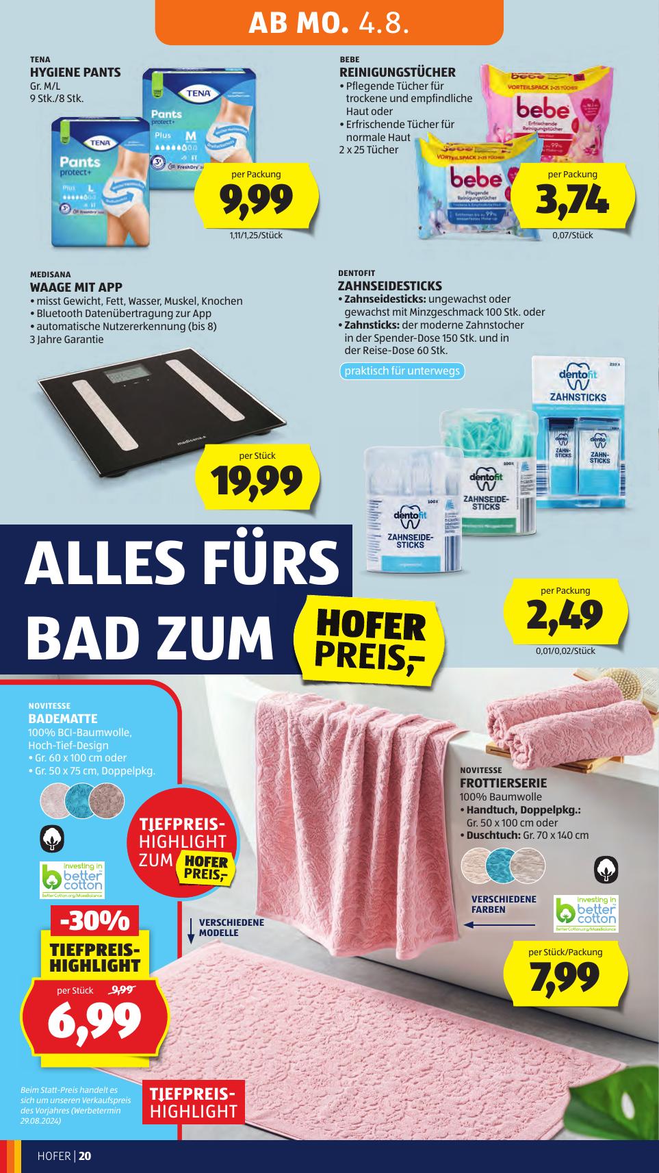 Hofer flyer page