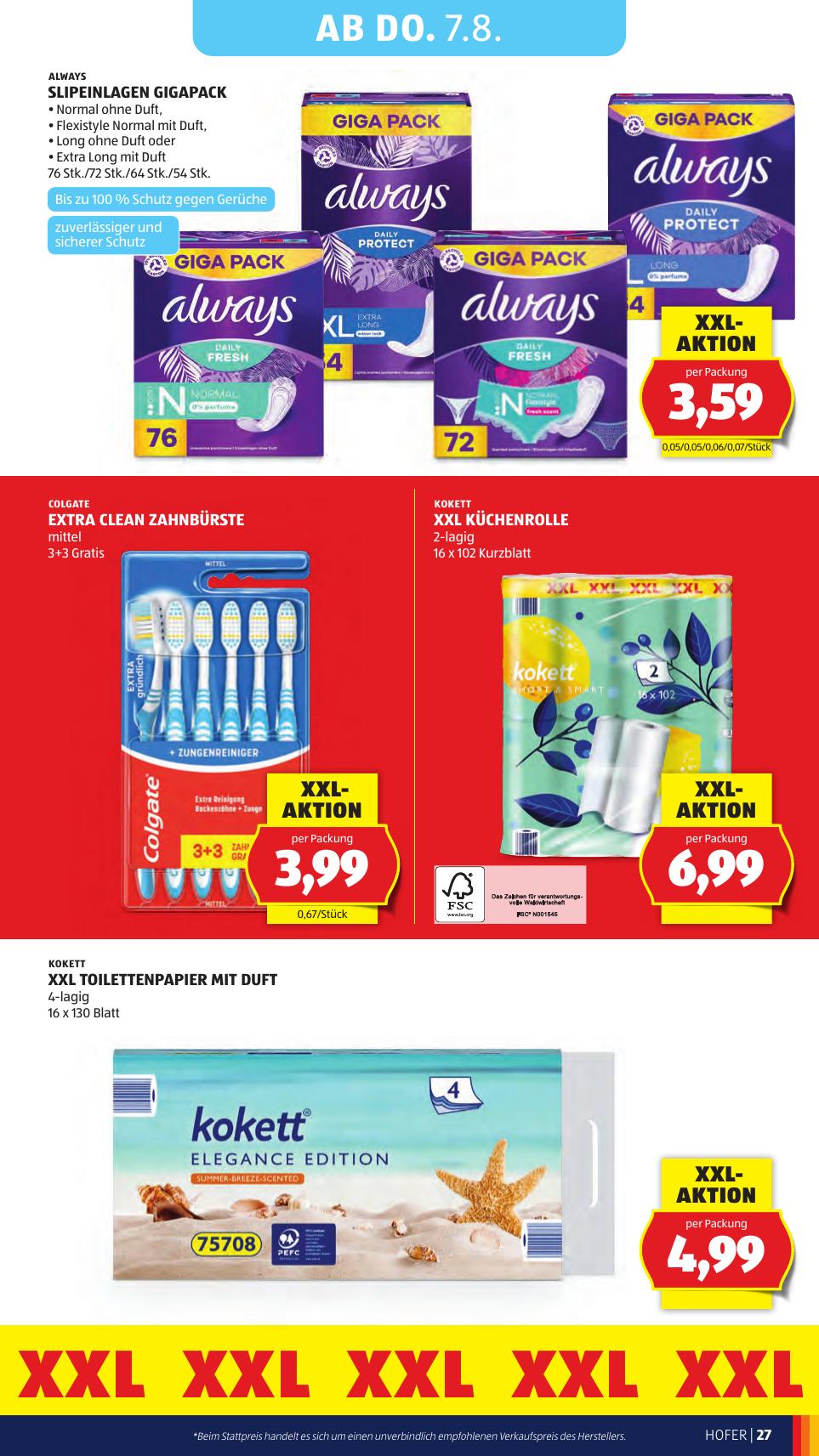 Hofer flyer page