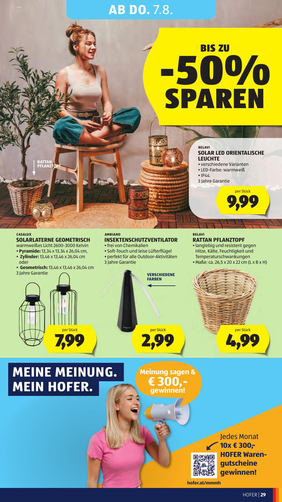 Hofer flyer page
