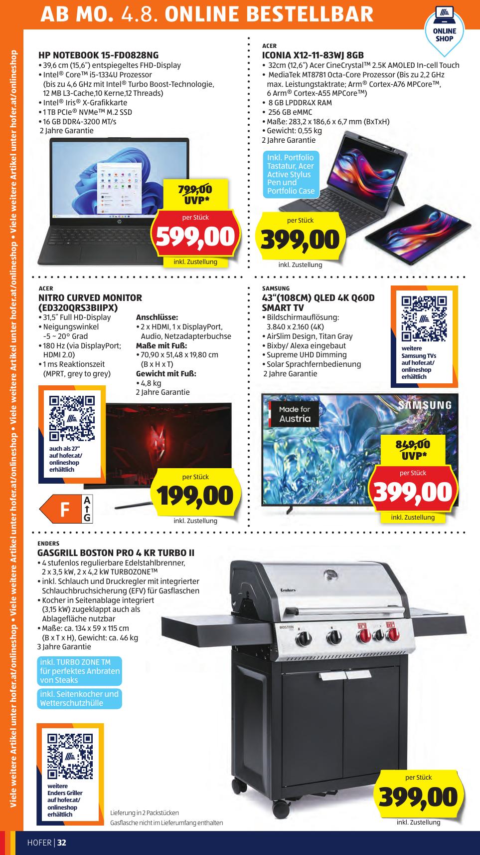 Hofer flyer page