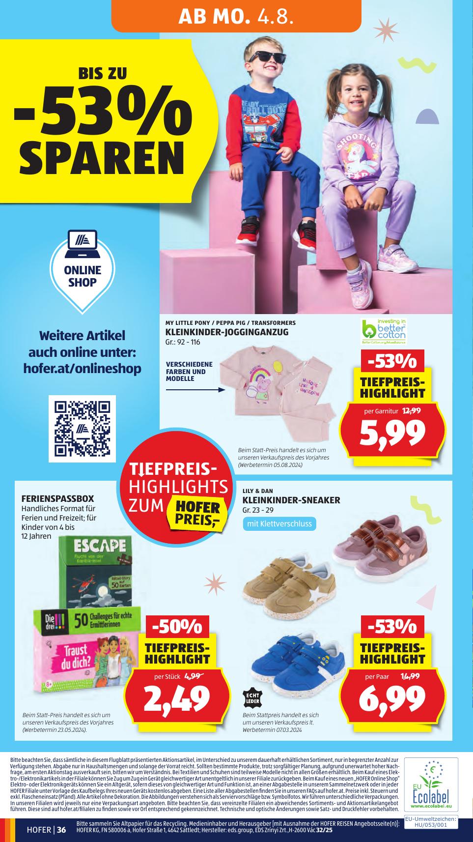 Hofer flyer page