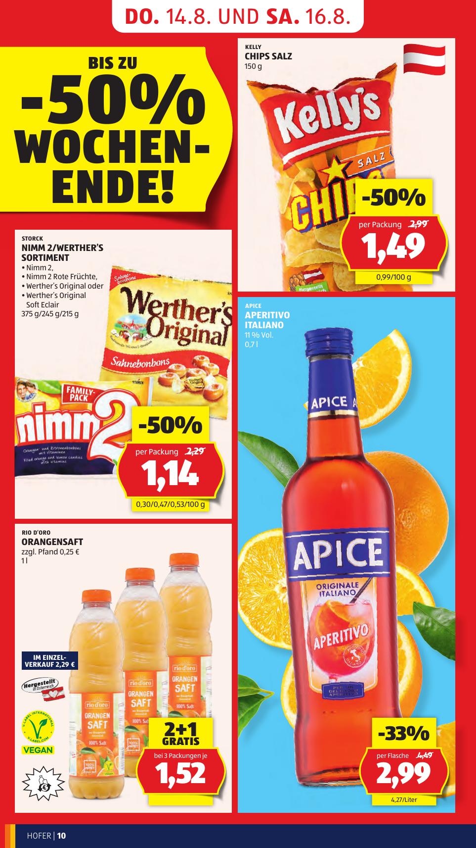 Hofer flyer page