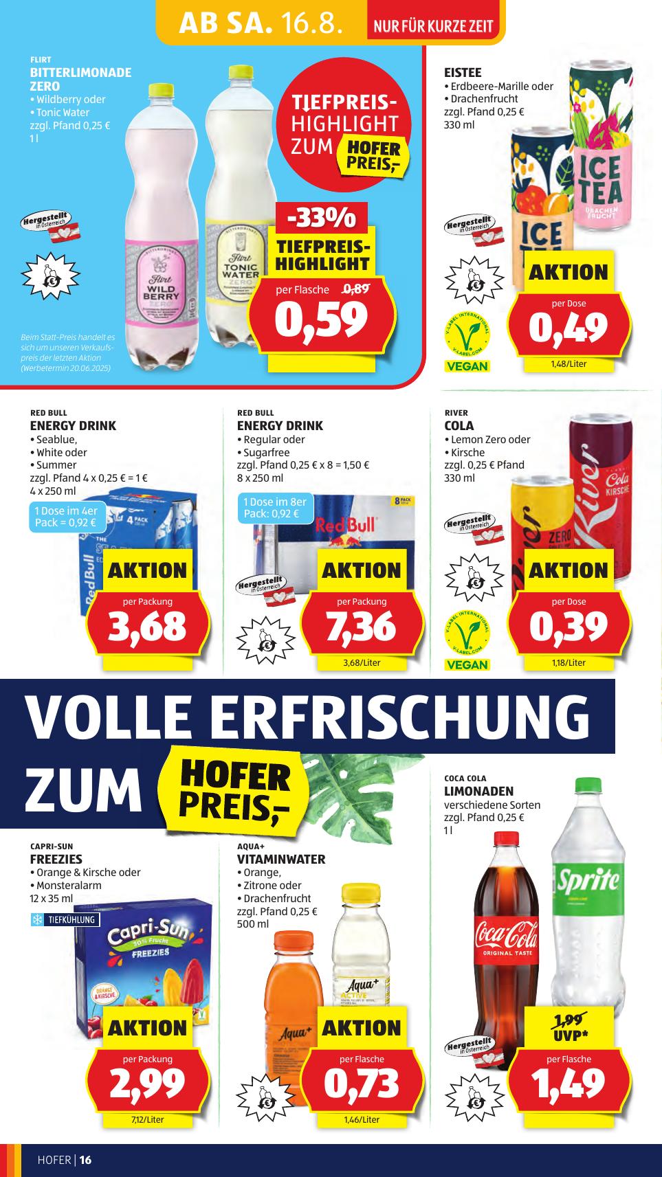 Hofer flyer page