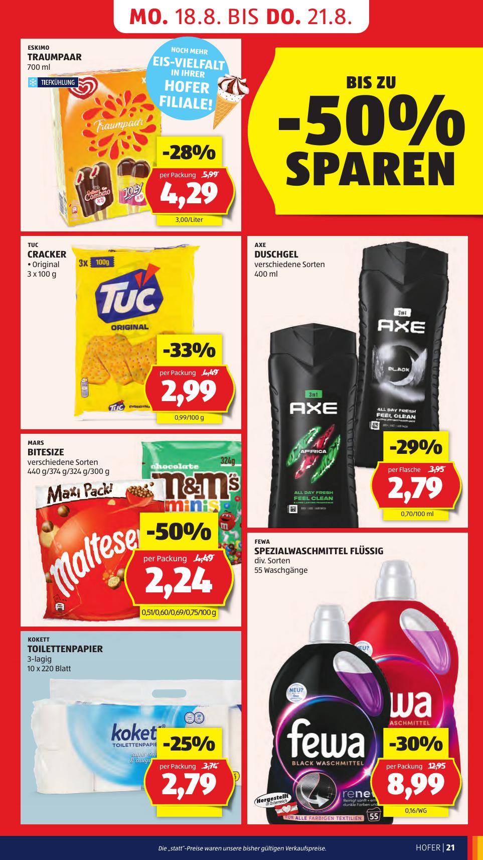 Hofer flyer page