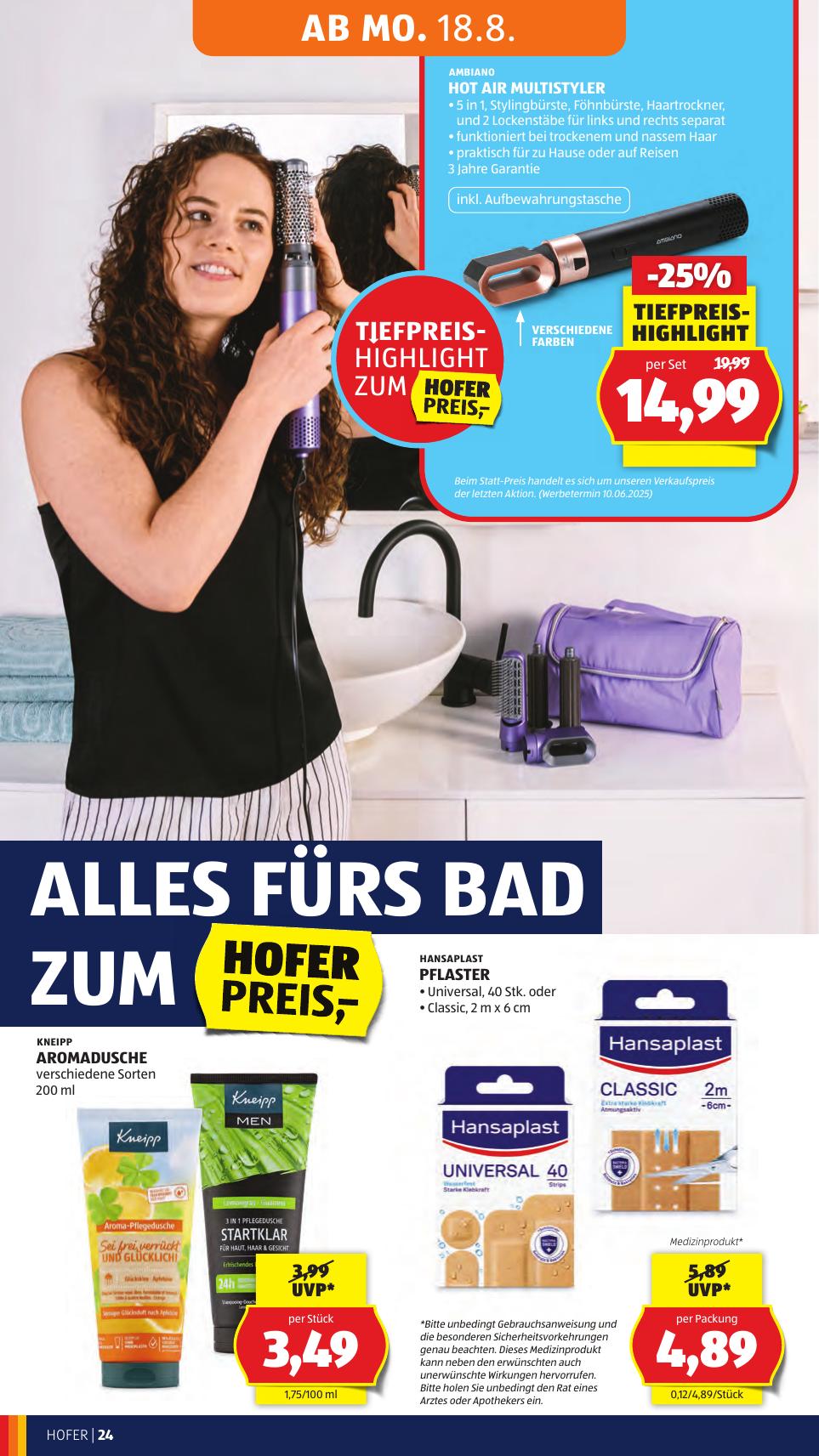Hofer flyer page